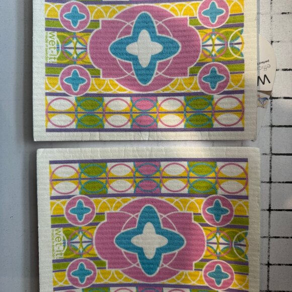 Wet-It! Swedish Treasures Dishcloth & Cleaning Cloth -Set of 2 - Picture 1 of 3